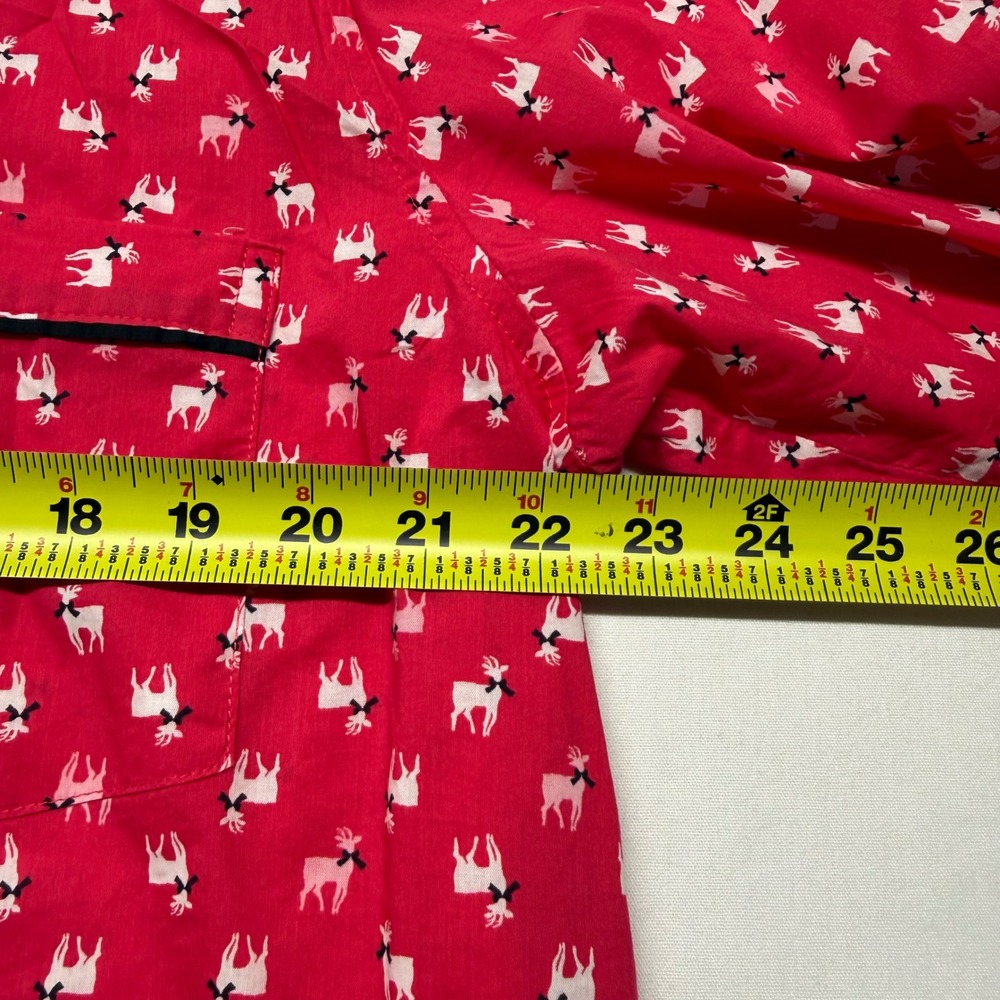 Victoria's Secret XL Pink Reindeer Pajama Set Christmas Modal Lounge Set Holiday - Picture 6 of 14